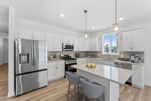 Kitchen (Virtually Staged) (Example of a previous home)