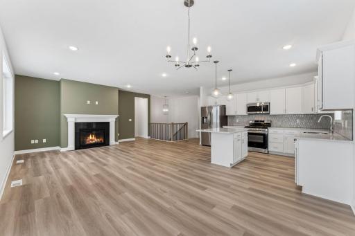 Open Concept Main Level (Example of a previous home)