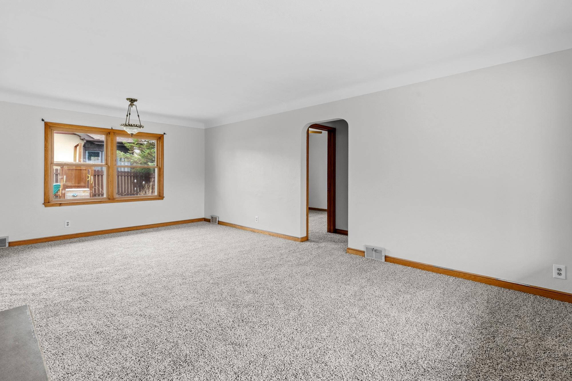 Fresh paint, new carpet and sunlight throughout.