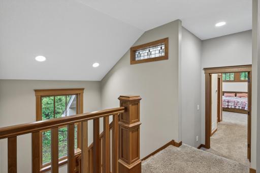 Notice the window and millwork details that carry throughout the home