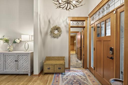 Mudroom connects front entrance and garage for convenience!