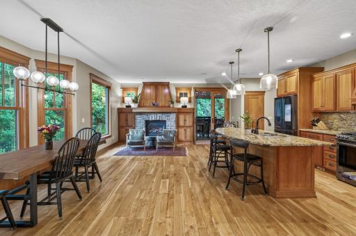 Ample seating creates the perfect space for entertaining and gathering