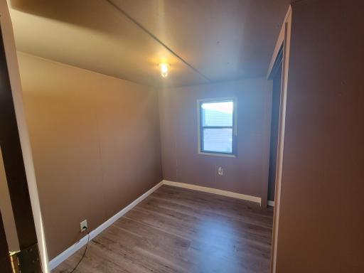 Second bedroom is between the kitchen and bathroom