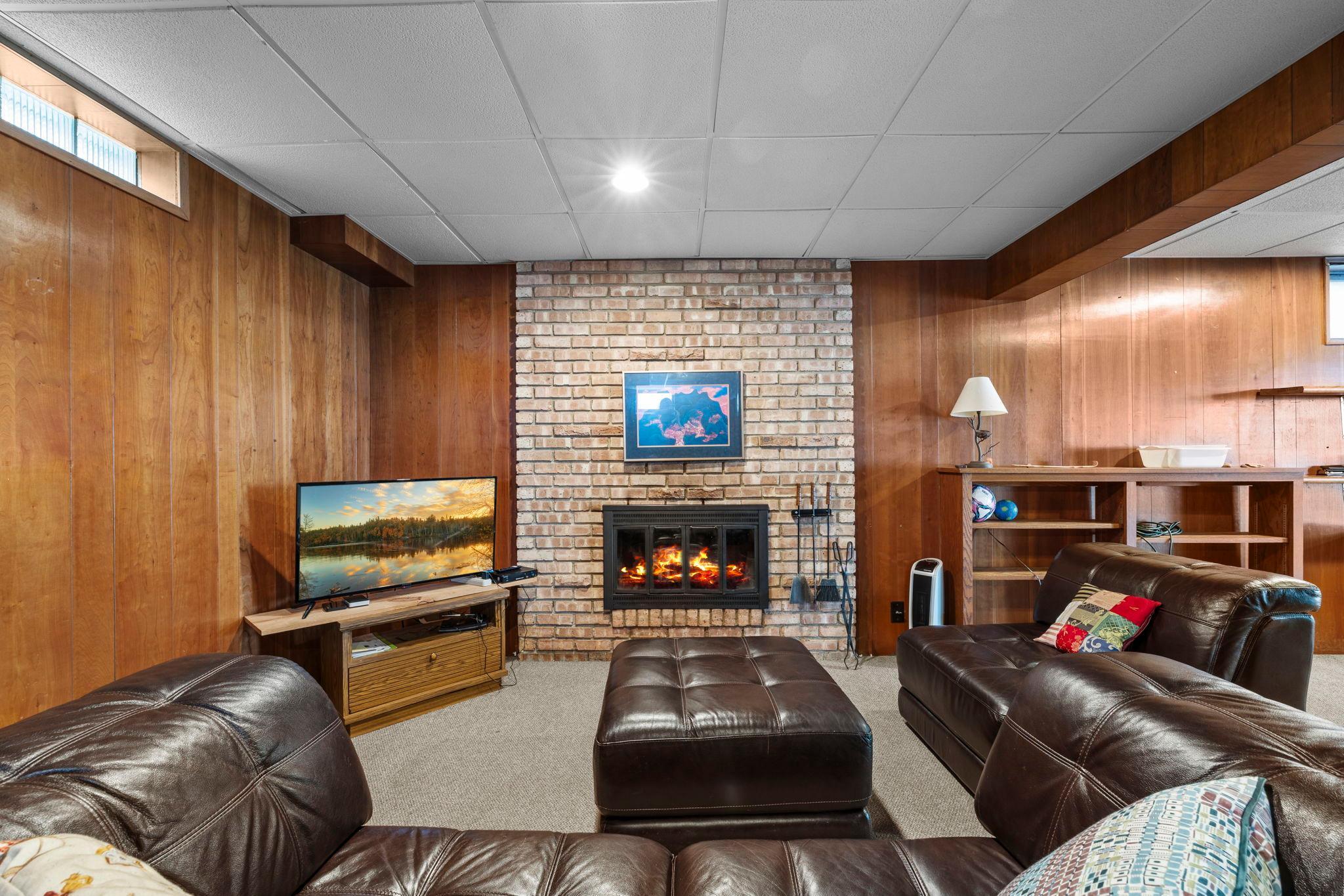 Lower level family room
