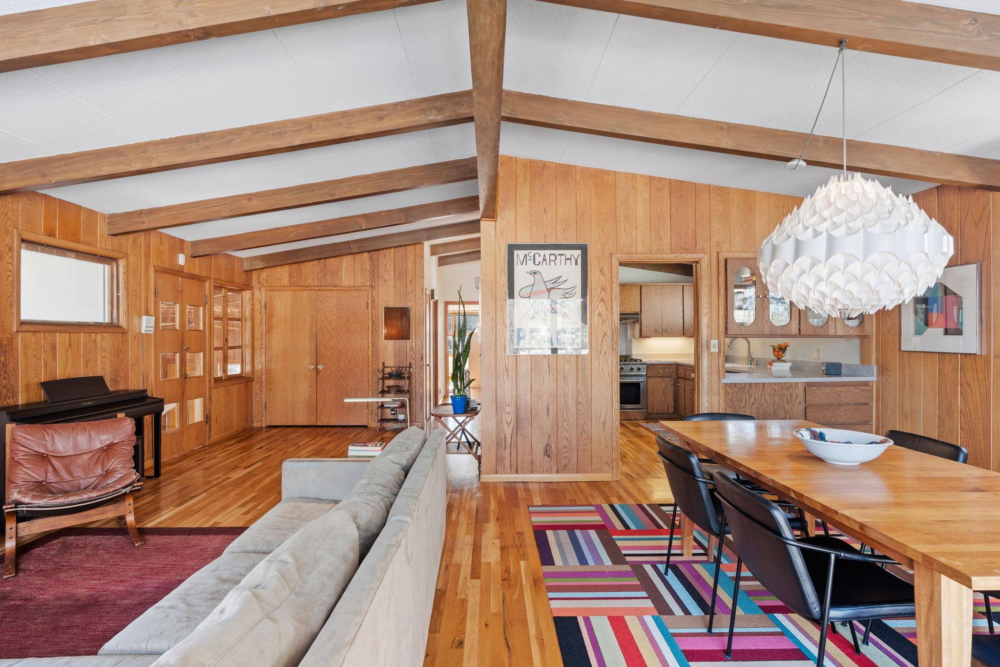 Over-built post and beam architecture.