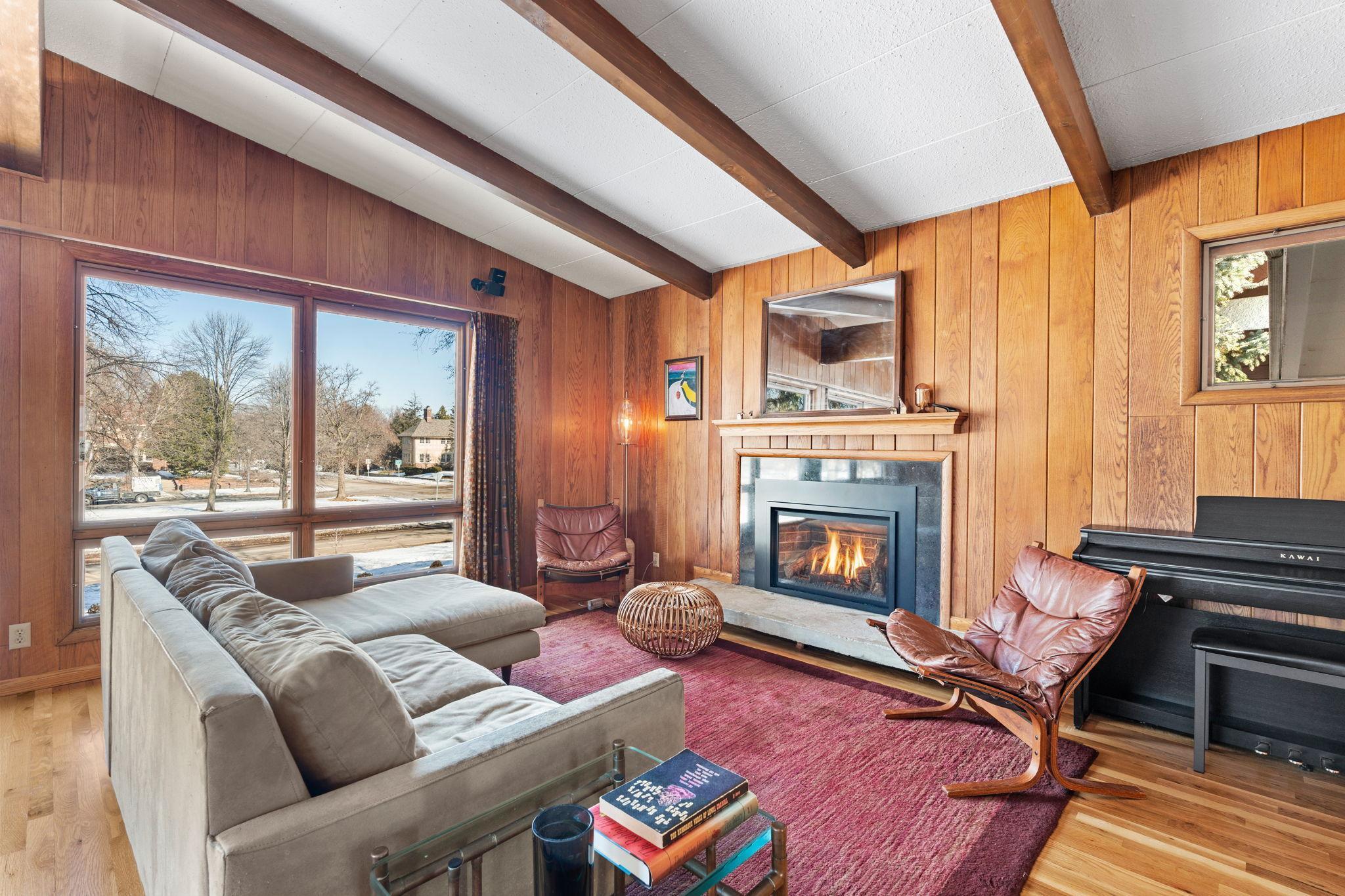 Both fireplaces have been converted to gas for amazing convenience.