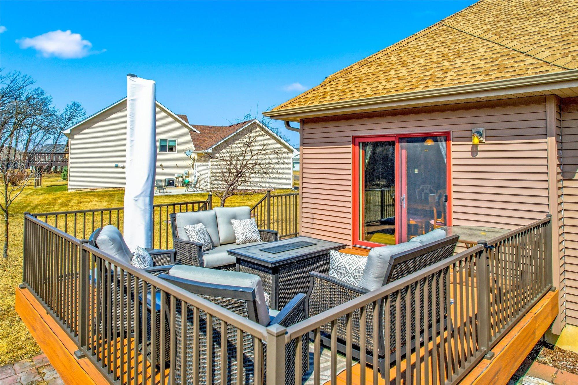 And the back deck requests your attention too!