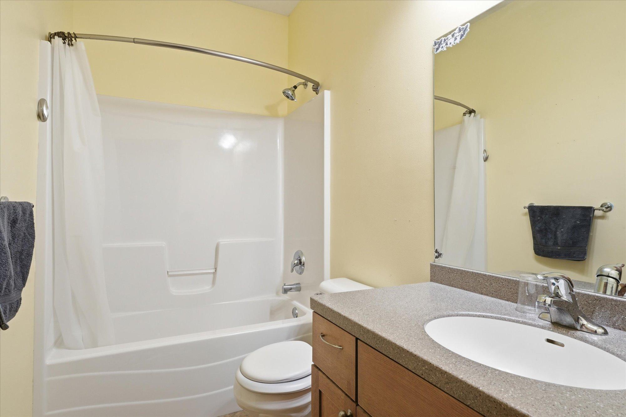 2nd full bathroom on the main level