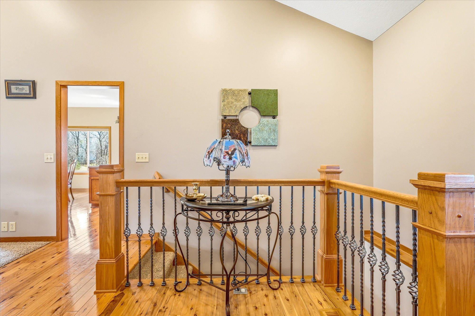 Gorgeous wrought iron spindles