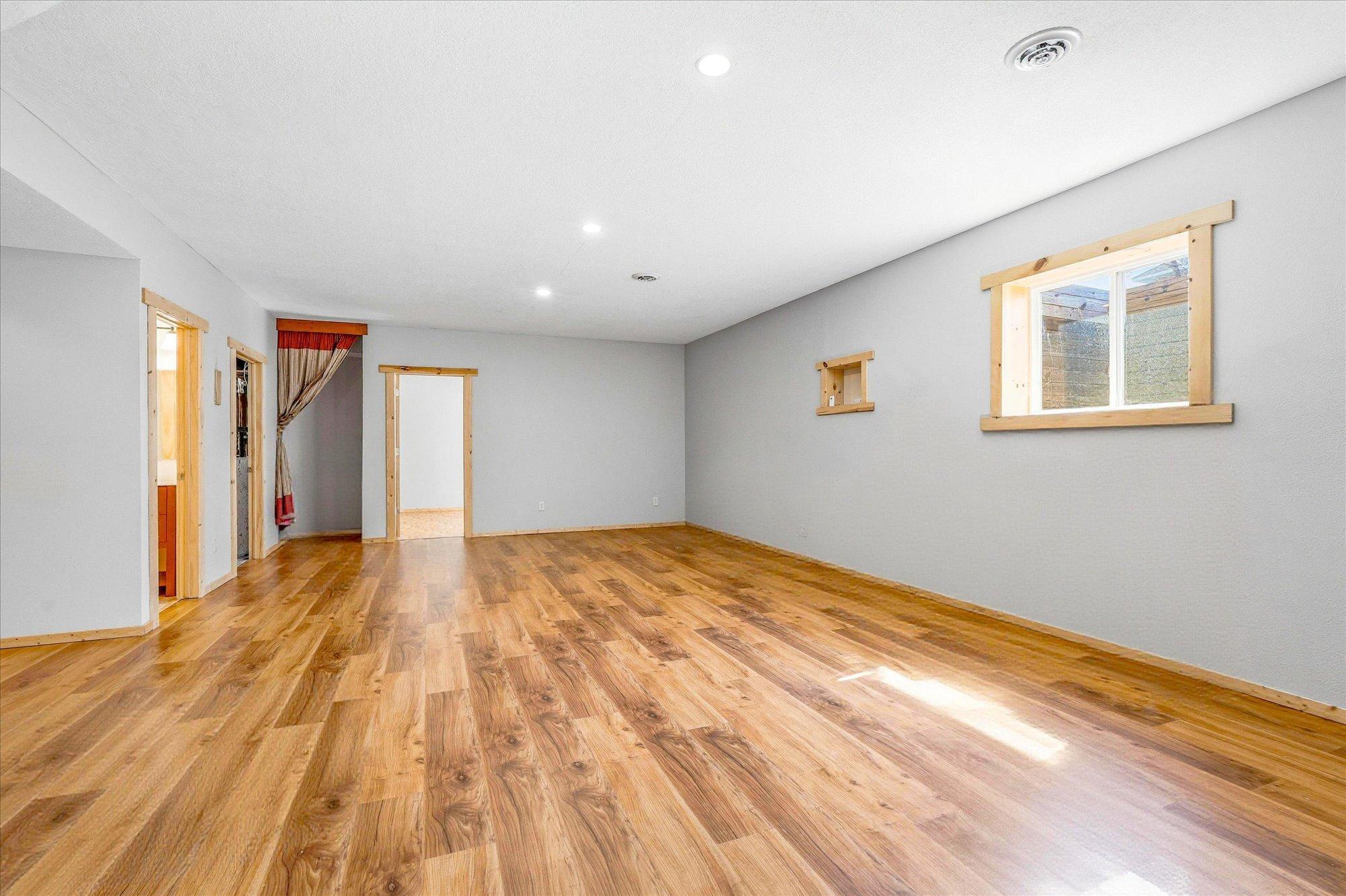 High ceilings down here too