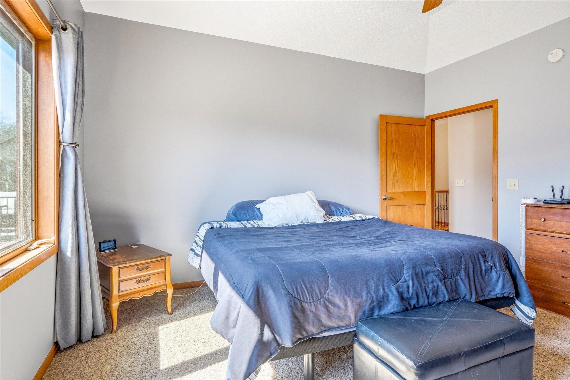 Comes complete with a large walk-in closet