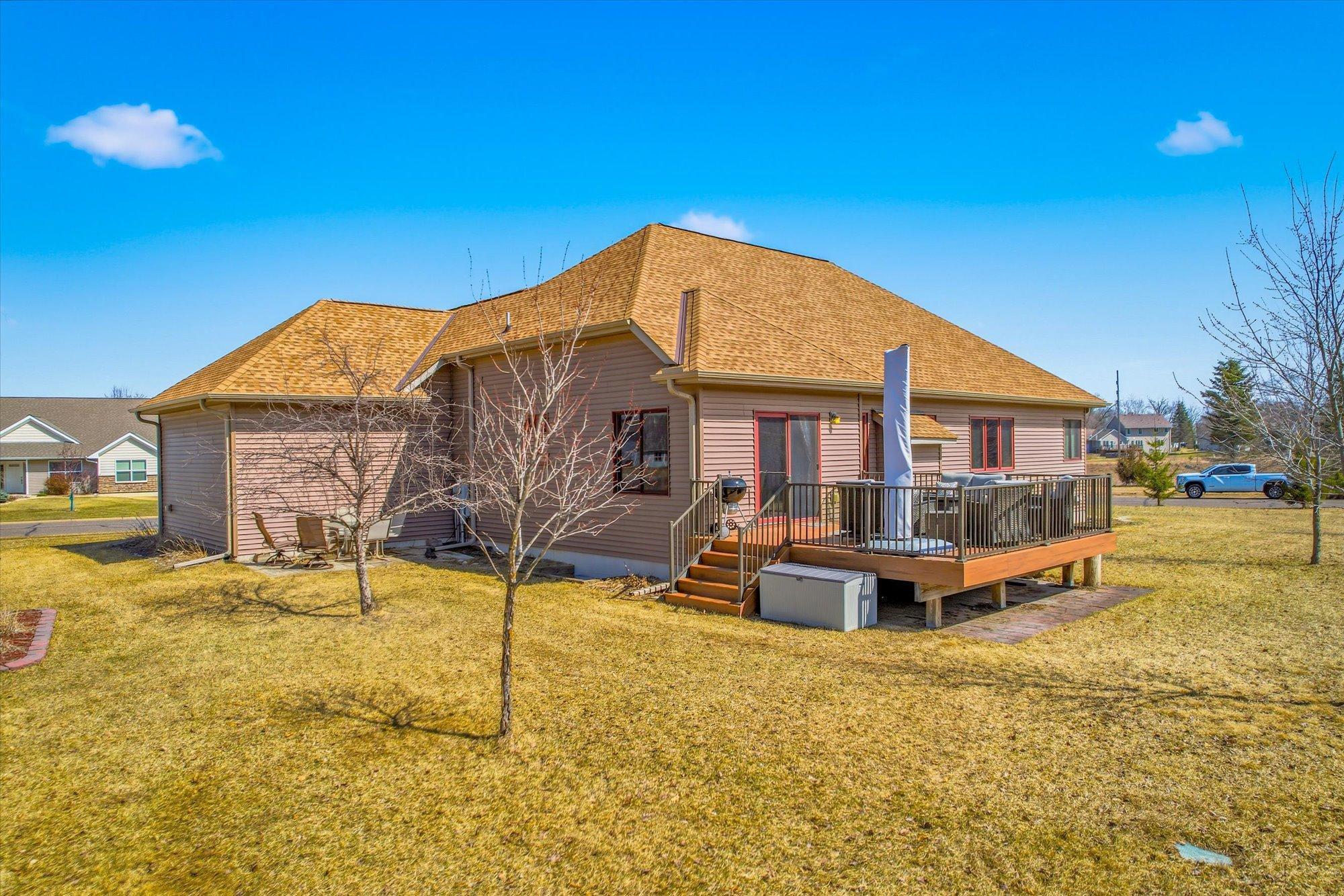 Plenty of room to expand if you would like a ground level patio