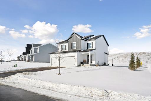 Wide corner lot on a quiet street.