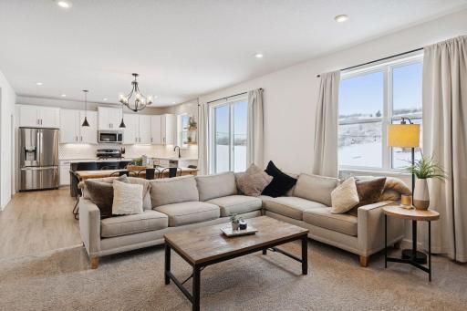 Ample room for entertaining in all spaces on main floor.