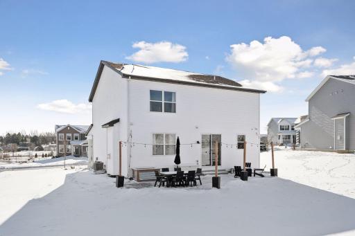 Polished stamp concrete patio.