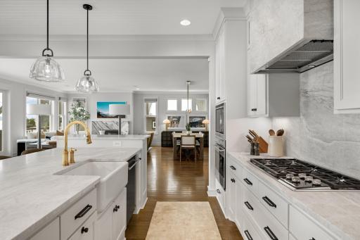 This home is warm and inviting, offering a welcoming atmosphere while providing ample space for entertaining.