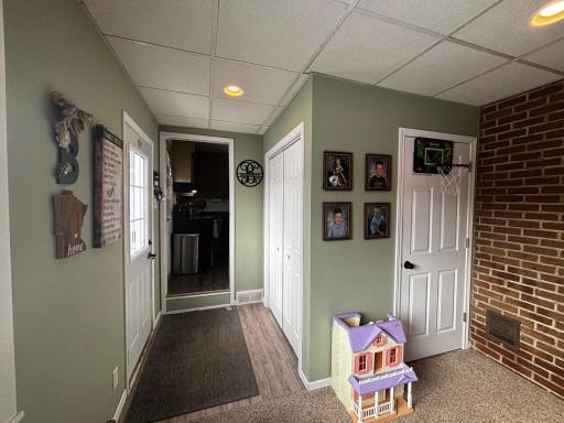 Side entry off driveway