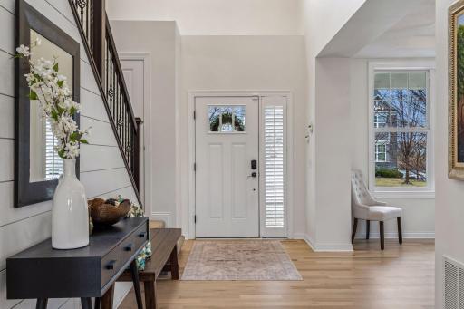 Bright, clean entry with great natural light.