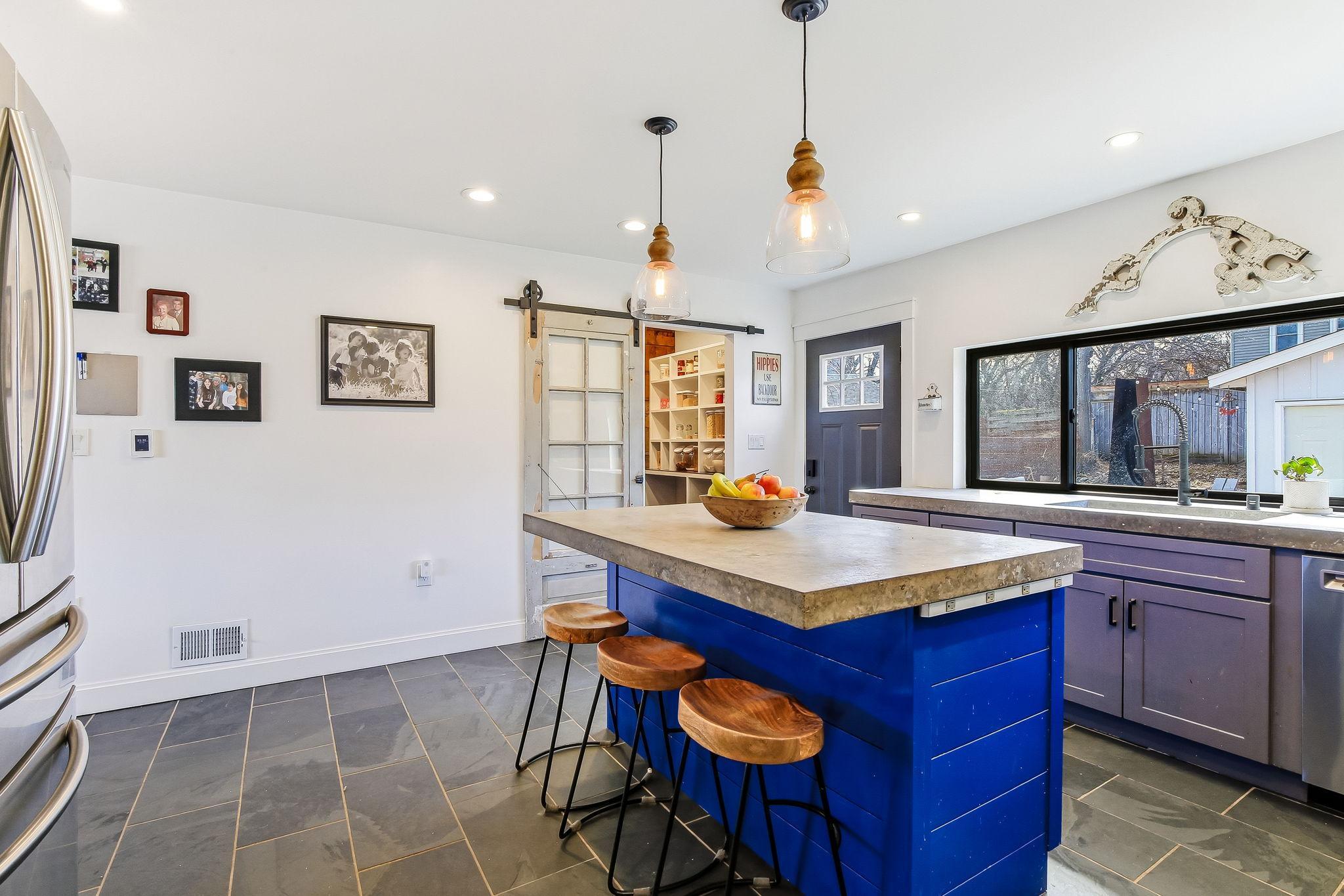 Organized living made easy with a dedicated pantry for all your essentials.