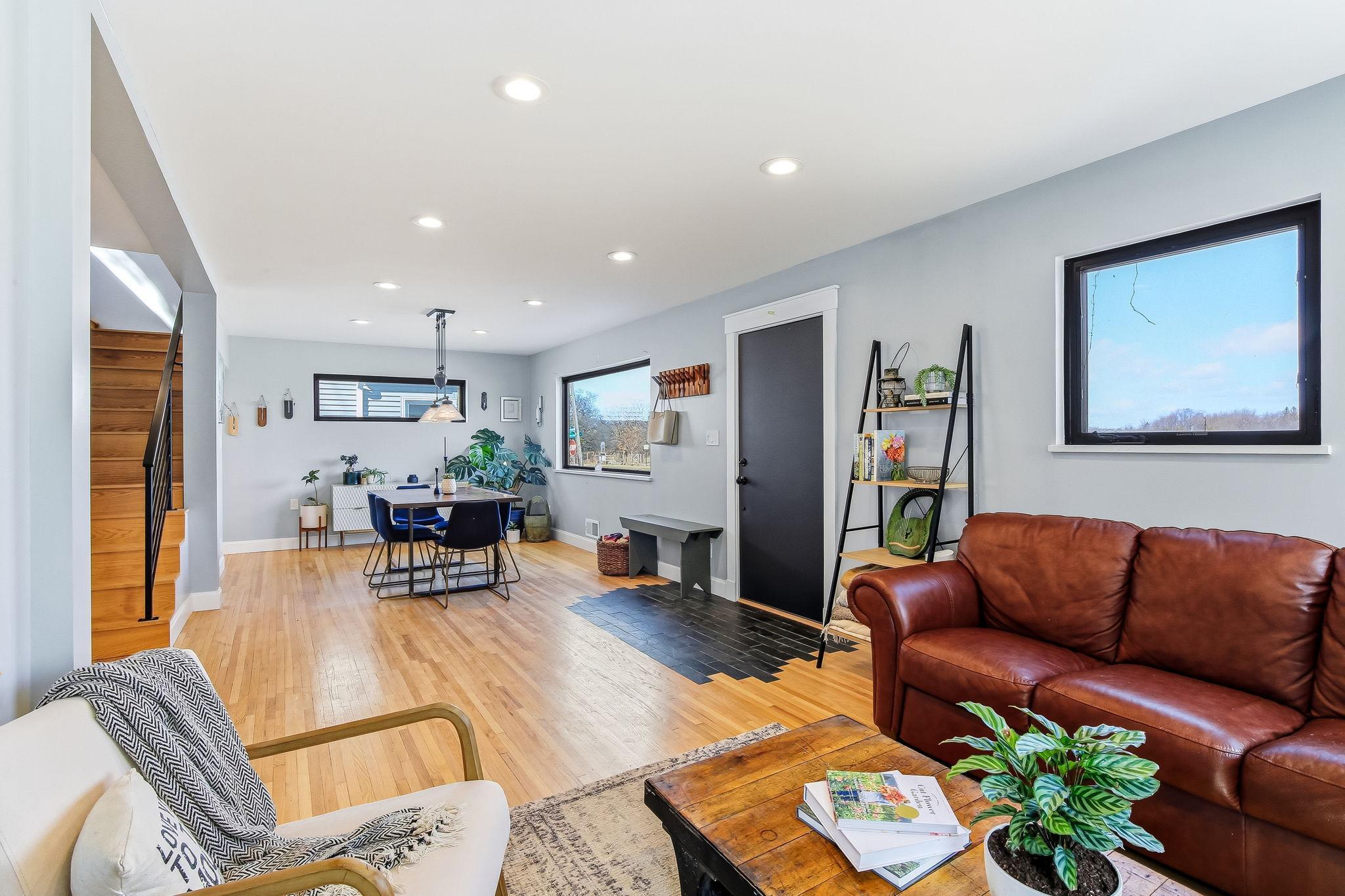 Seamless open-concept living and dining space—perfect for entertaining and everyday comfort.