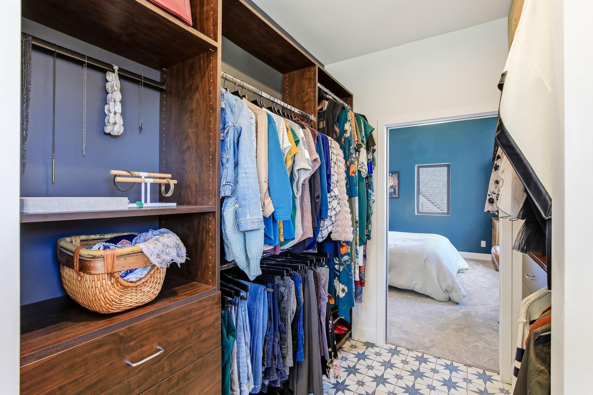 Custom Built-ins make staying organized a snap.