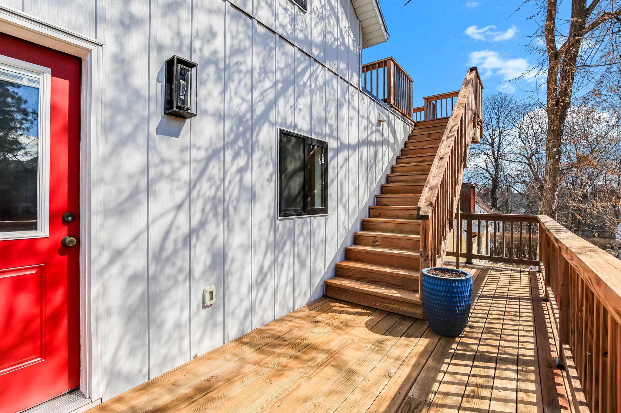 Perfect for entertaining—walk out from the loft to the main-level deck with direct rooftop deck access.