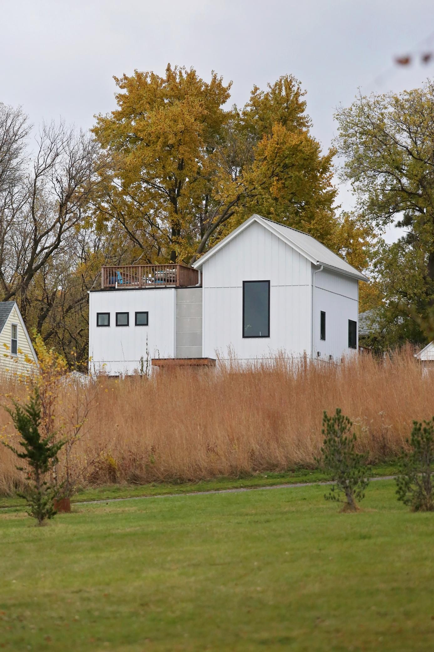 Beautifully updated yard fully transitioned to native plantings—added two birch trees for natural beauty and low-maintenance landscaping.