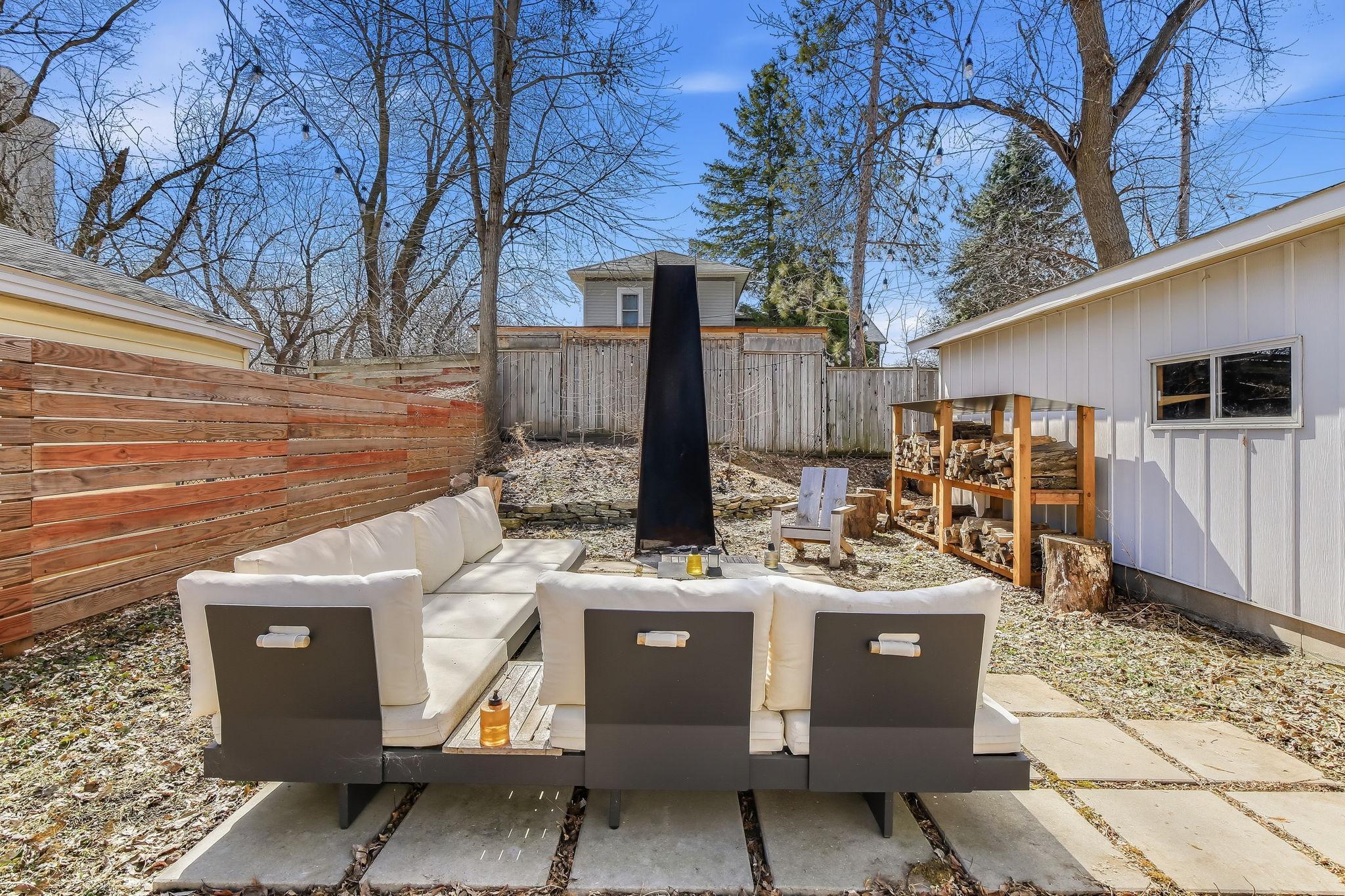 Beautiful low-maintenance backyard designed for easy care, outdoor living, and plenty of space to relax or entertain.