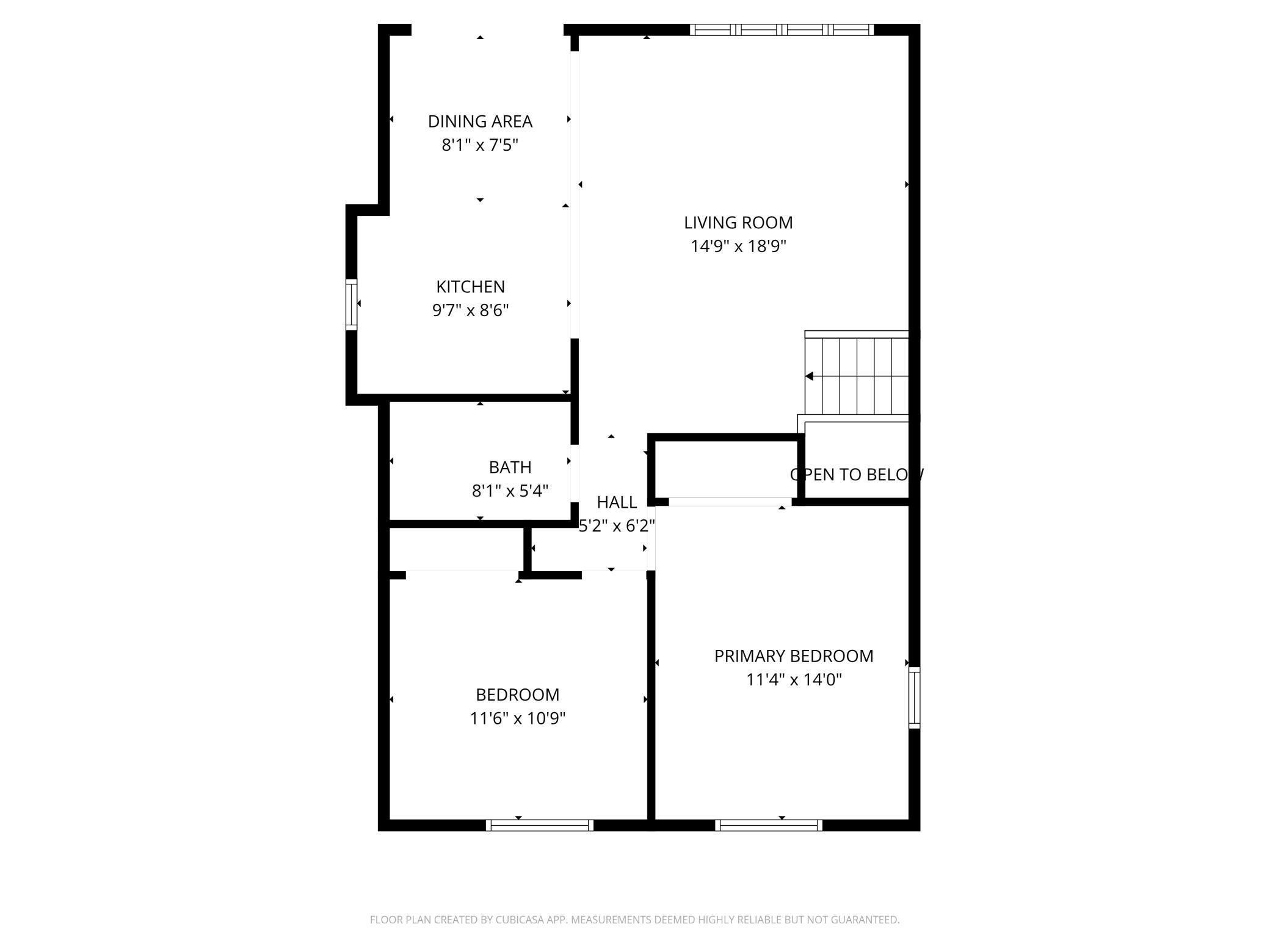 Upper Level floorplan