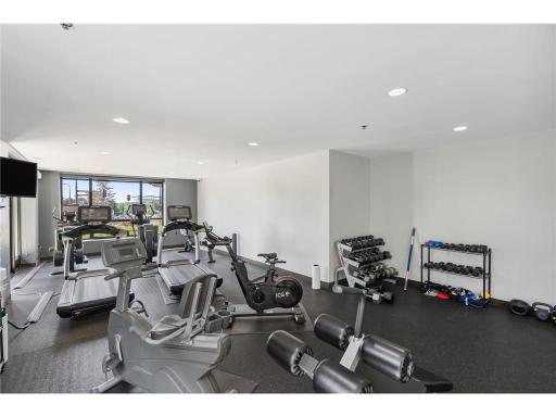 Stay active without leaving home in the fully equipped fitness center, offering modern machines and space for cardio, strength training, and stretching—perfect for keeping wellness a priority year-round.
