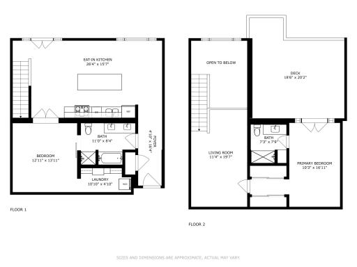Floors 1 and 2