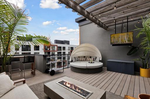 PRIVATE stunning rooftop deck is the showstopper—your private sky lounge.