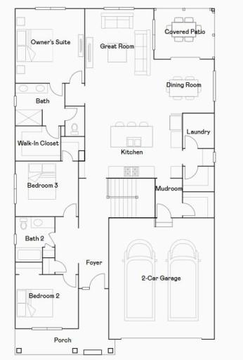 Birmingham main level floorplan