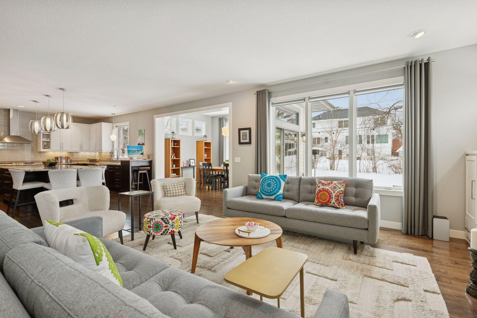 Home filled with glass