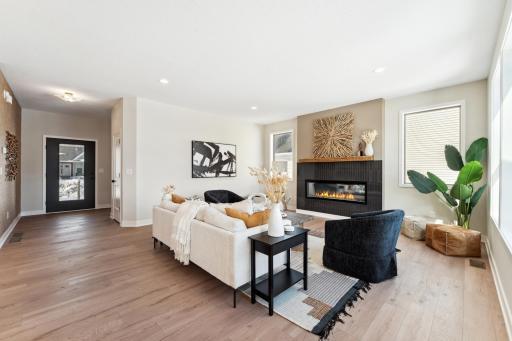 Come warm up by the fire!