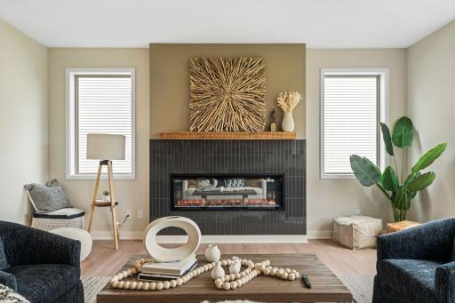 Windows on this wall are an option~as shown here.