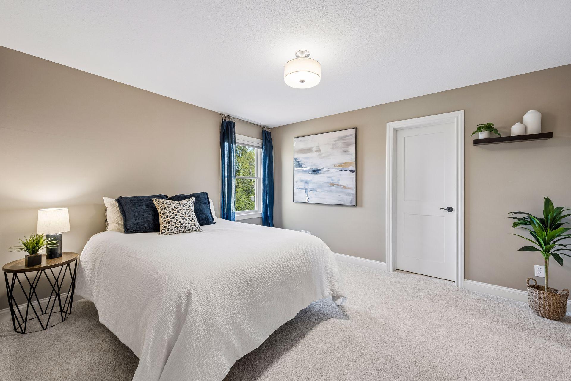 Large second bedroom with walk-in closet