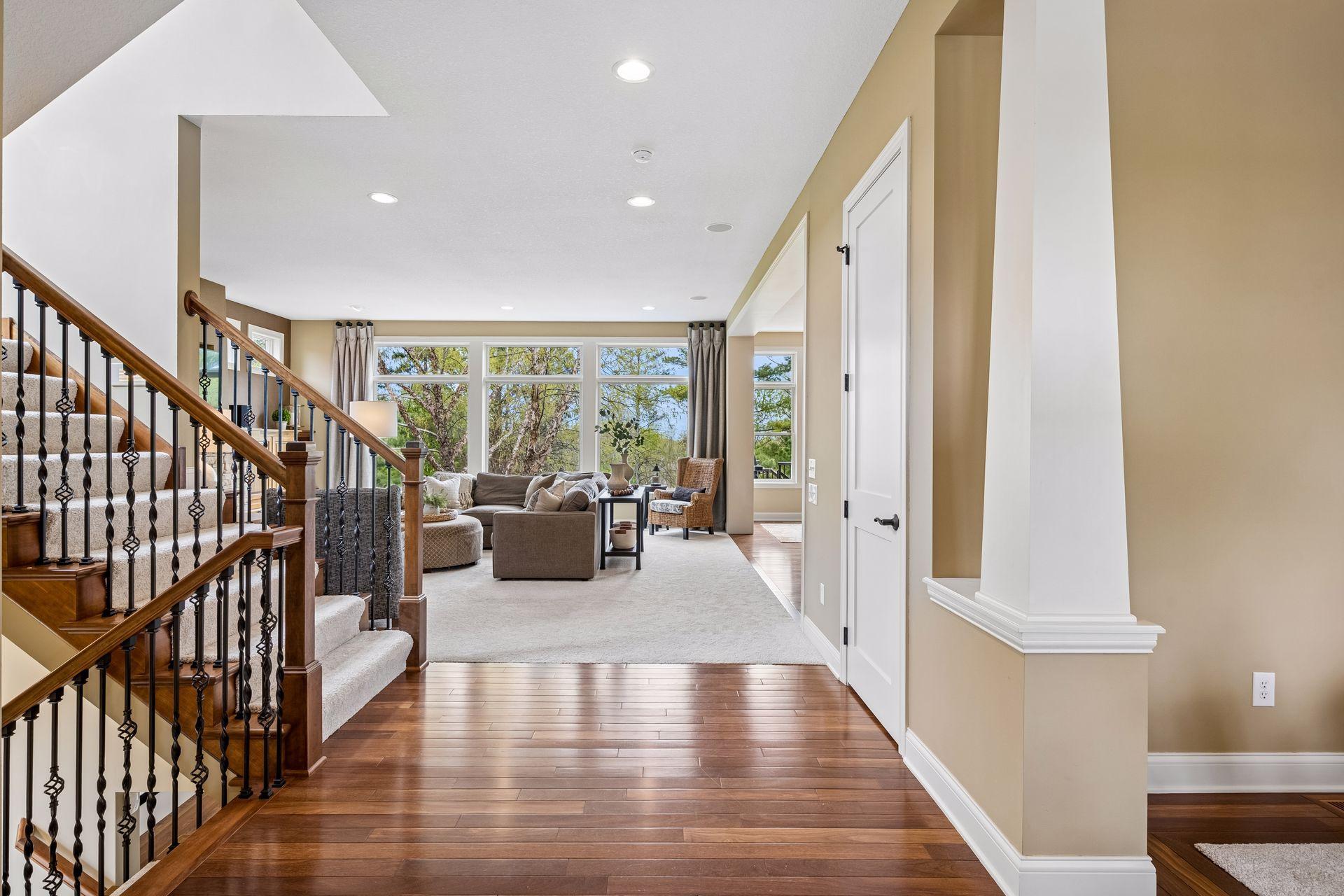 10' ceilings on the main floor