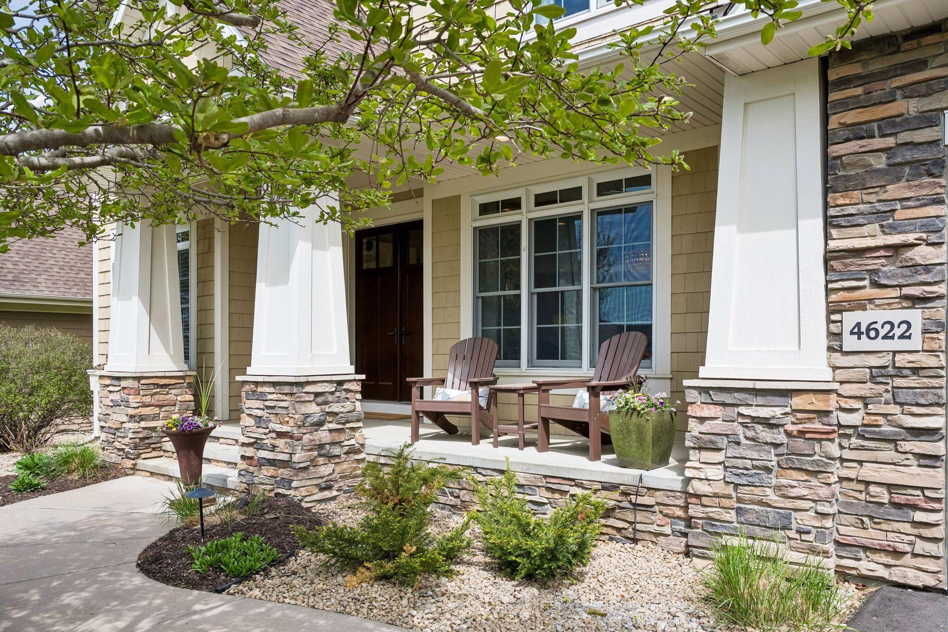 Beautifully landscaped all the way around