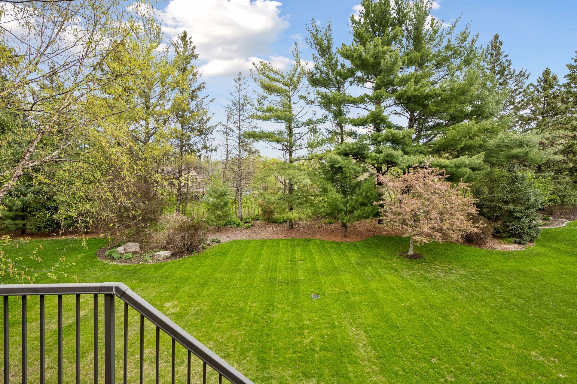 Private flat backyard