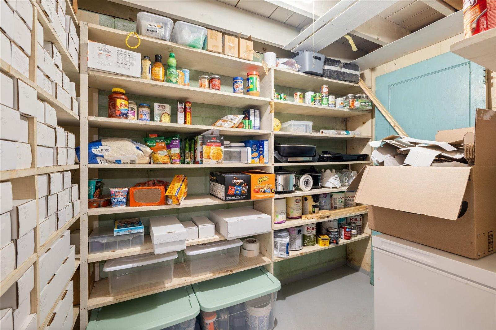 Downstaris Storage room