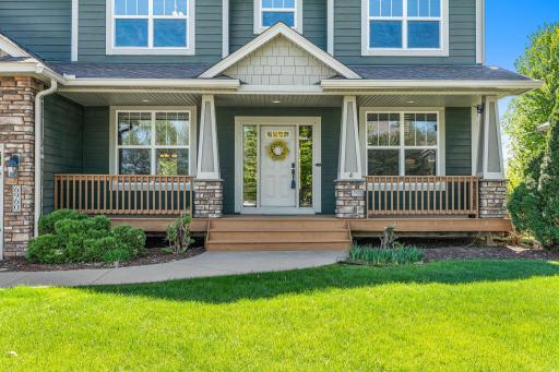 The home features a wonderful front porch that was painted in May 2026