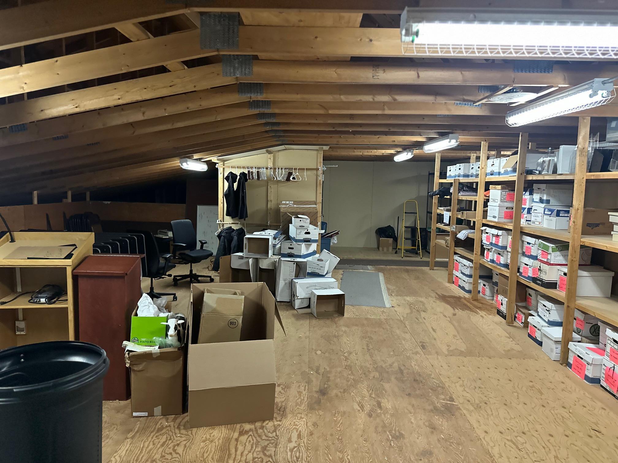Second Level large storage room & additional storage spaces on each level