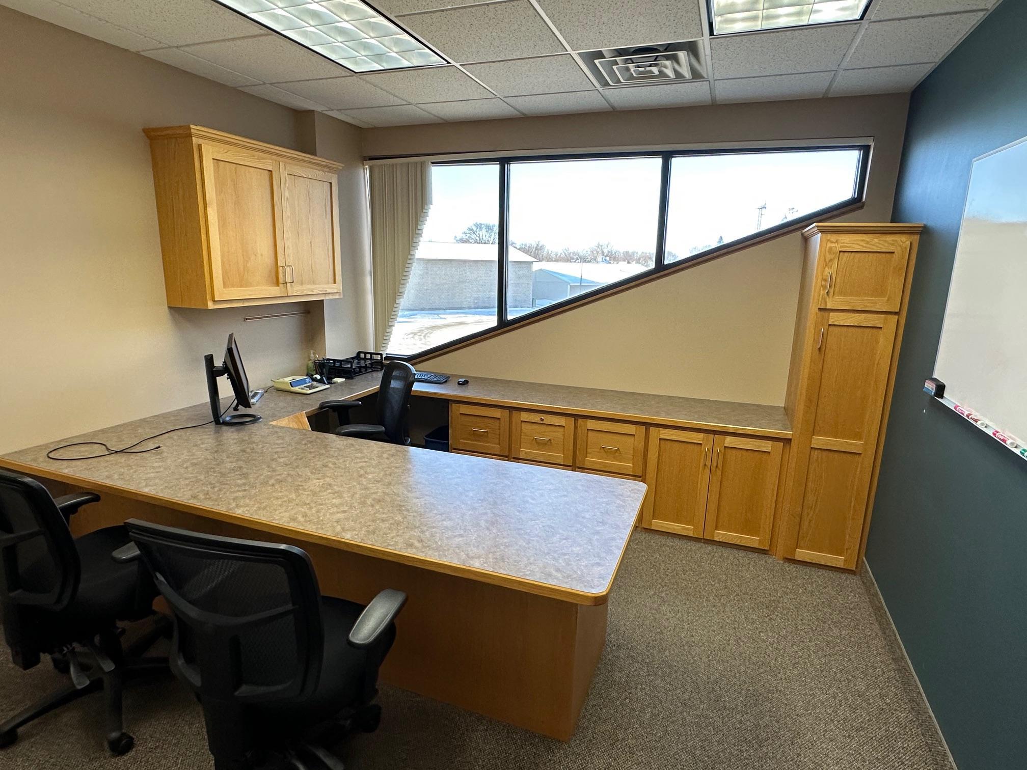 Second Floor Office - all with custom built-in furniture