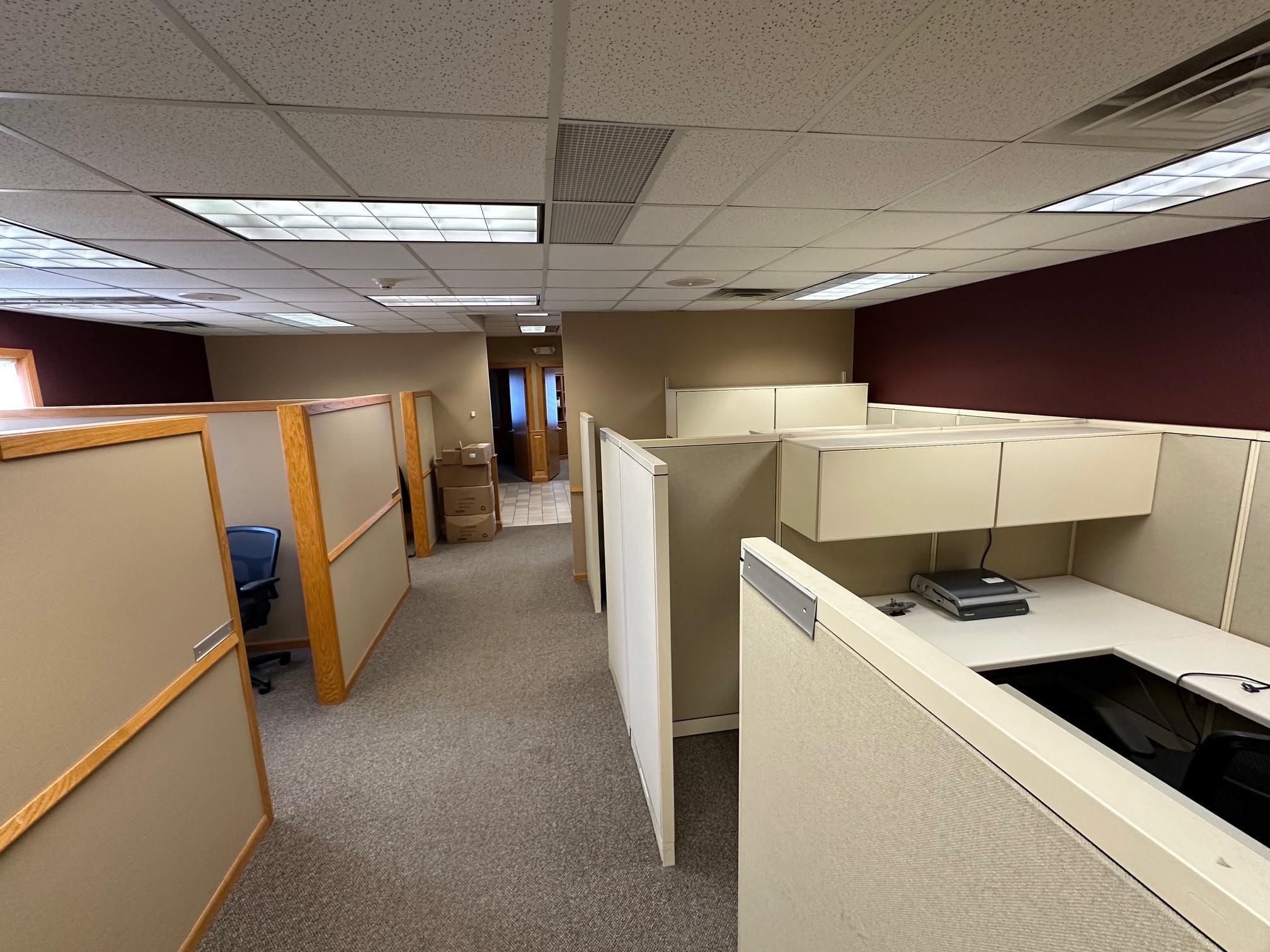 Main Level cubicle area - 6 total on this level