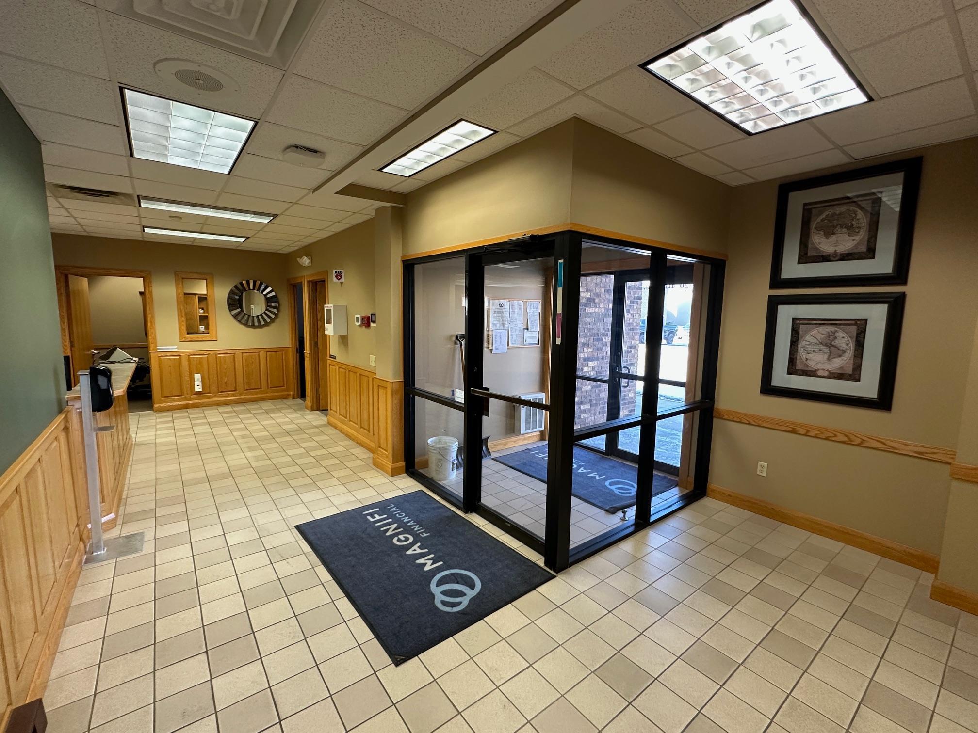 Main Level Reception Area to Administration Building