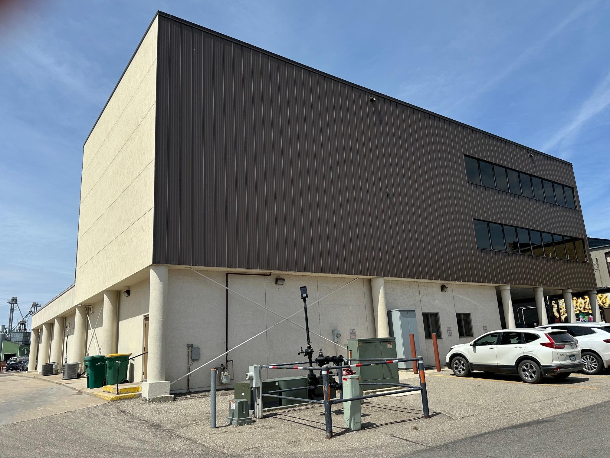 Rear of building from the Alley