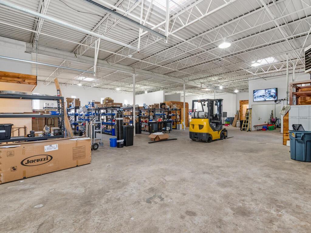 Main level warehouse space.
