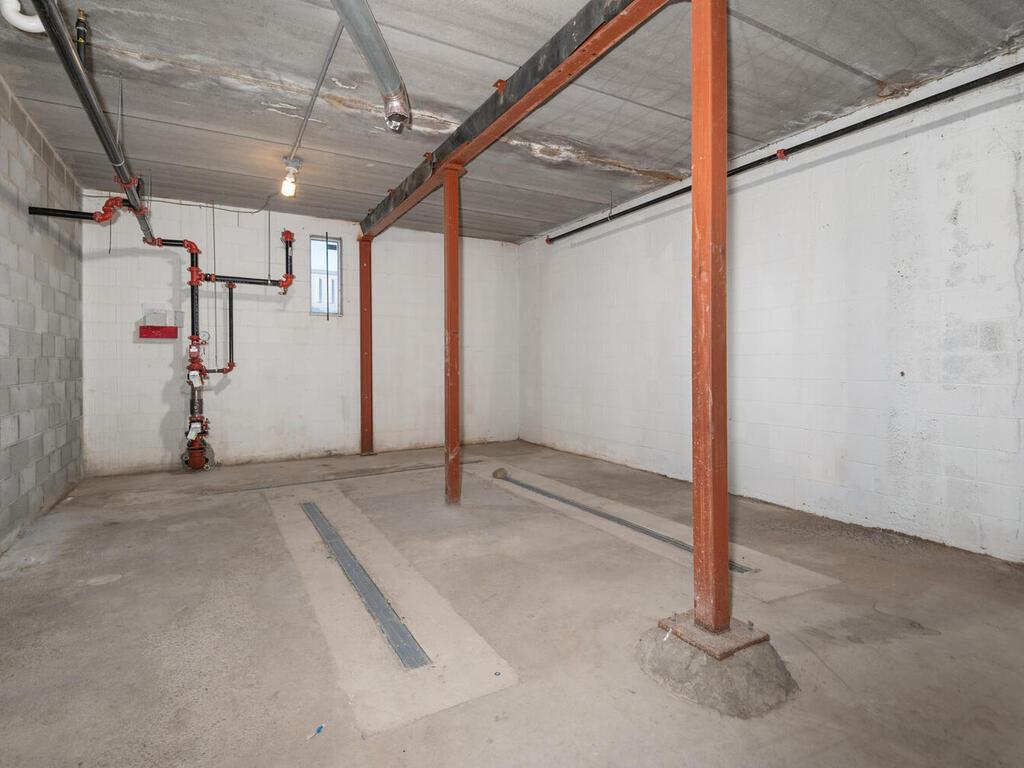 Lower level warehouse space.