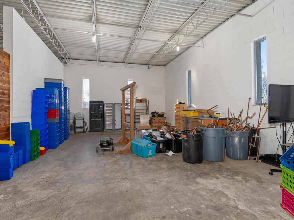 Additional warehouse space on the main level.